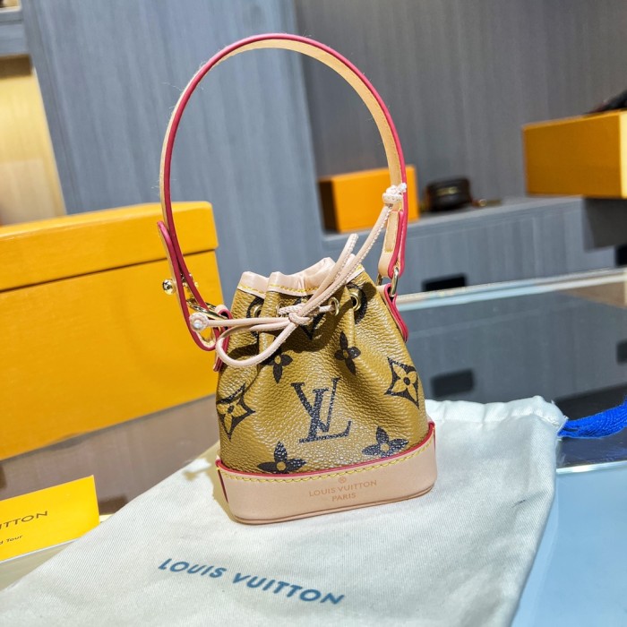 NIGO Louis Vuitton Men's Women's Mini Handbag Pillow Bag Pendant Old Floral Checkerboard Colorblocking Accessories #nigo98155