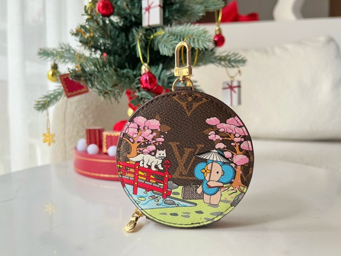 NIGO Louis Vuitton Men's Women's Mini Headset Bag Shell Bag Cartoon Keychain Hanging Jewelry Accessories #nigo98158