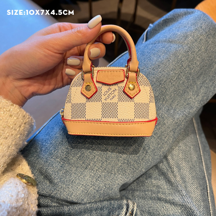 NIGO Louis Vuitton Men's Women's Mini Headset Bag Shell Bag Cartoon Keychain Hanging Jewelry Accessories #nigo98158