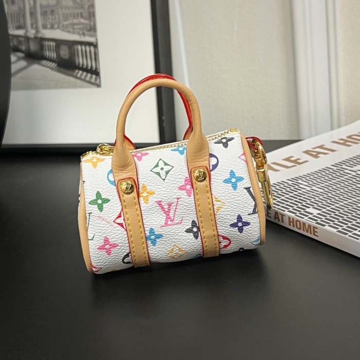 NIGO Louis Vuitton Men's Women's Mini Handbag Pillow Bag Pendant Old Floral Checkerboard Colorblocking Accessories #nigo98155