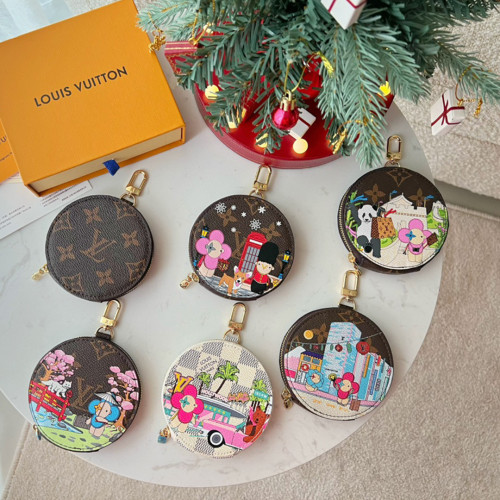 NIGO Louis Vuitton Men's Women's Mini Headset Bag Shell Bag Cartoon Keychain Hanging Jewelry Accessories #nigo98158