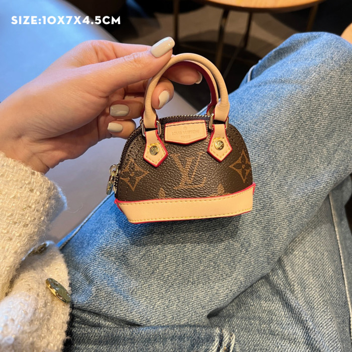 NIGO Louis Vuitton Men's Women's Mini Headset Bag Shell Bag Cartoon Keychain Hanging Jewelry Accessories #nigo98158