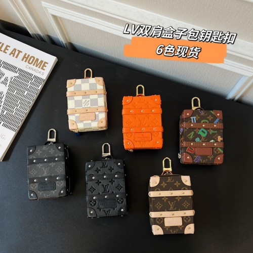 NIGO Louis Vuitton Men's Women's Mini Handbag Pillow Bag Pendant Old Floral Checkerboard Colorblocking Accessories #nigo98155