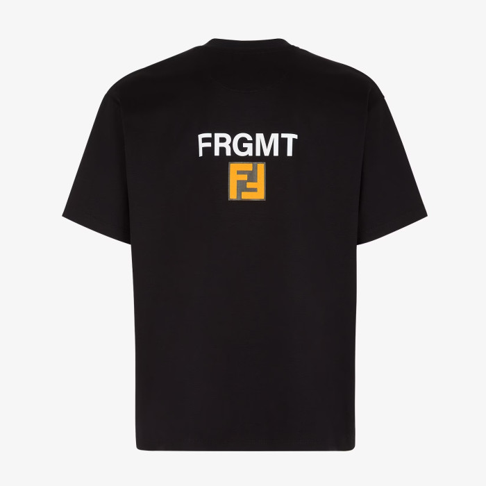 NIGO Fendi Men's and Women's Summer Dinosaur Printed Solid Color Round Neck Cotton Short Sleeve T-Shirt #nigo98191