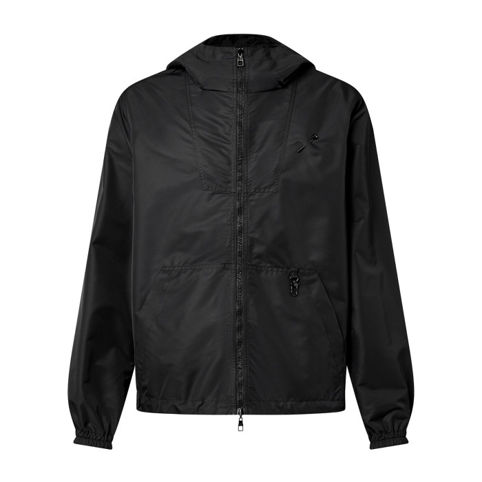 NIGO Louis Vuitton Monogram Reversible Nylon Windbreaker Men's Spring and Autumn Solid Color Logo Full Print Reversible Long Sleeve Zipper Jacket #nigo98178