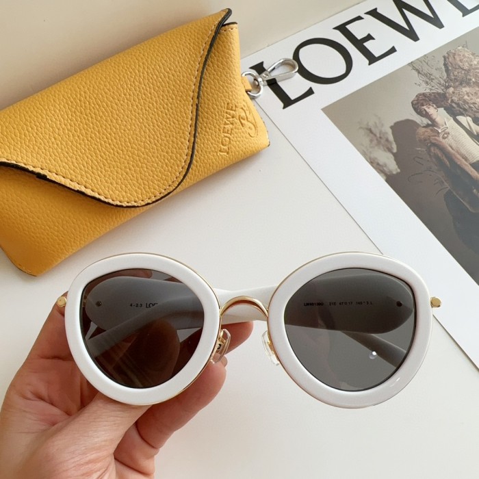 NIGO Loewe Women's Solid Color Metal Daisy Sunglasses Glasses Eyeglasses In Acetate In Metal #nigo98213