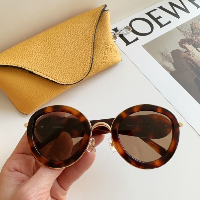 NIGO Loewe Women's Solid Color Metal Daisy Sunglasses Glasses Eyeglasses In Acetate In Metal #nigo98213