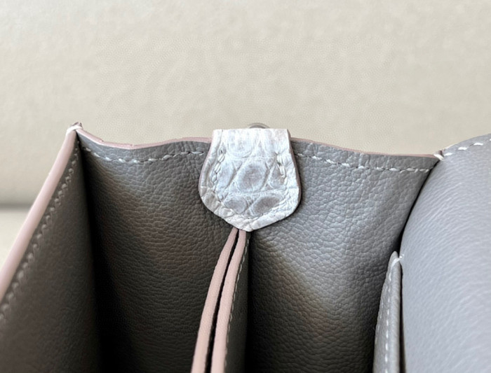 Hermes Kelly Lindy Himalaya Birkin Leather Handbag Bag Bags #nigo96458C