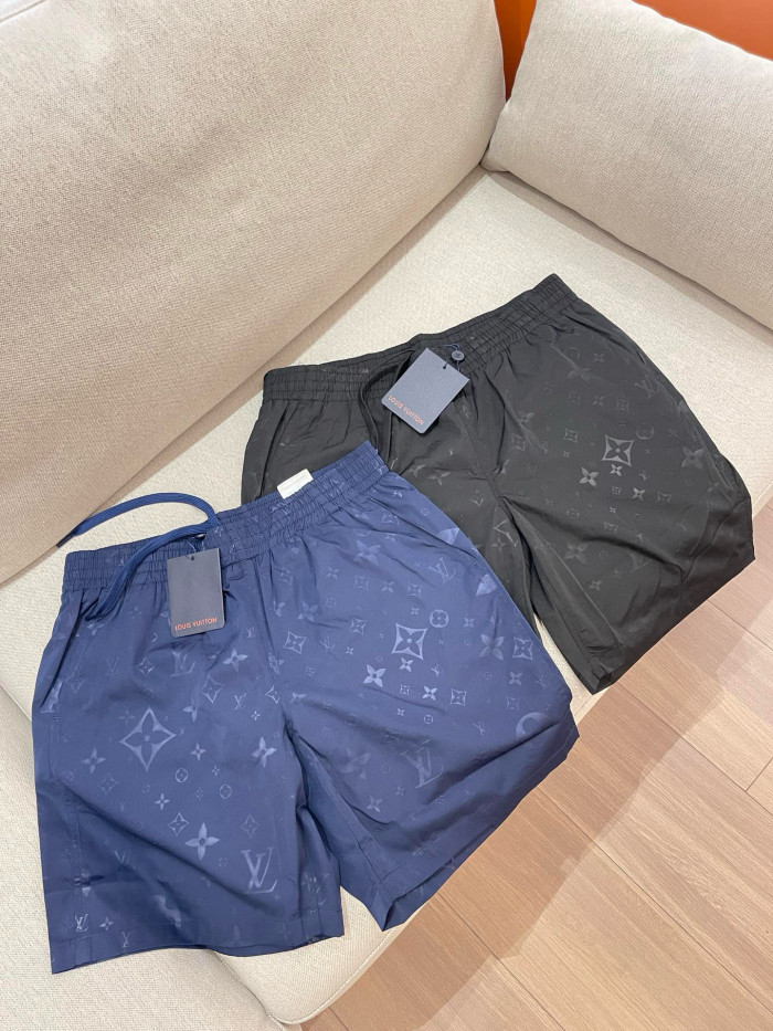 NIGO Louis Vuitton Men's Summer Solid Color Polyester Beach Full Print Casual Signature Swim Board Shorts #nigo98199