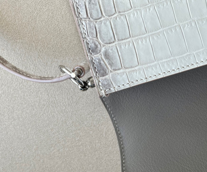 Hermes Kelly Lindy Himalaya Birkin Leather Handbag Bag Bags #nigo96458C