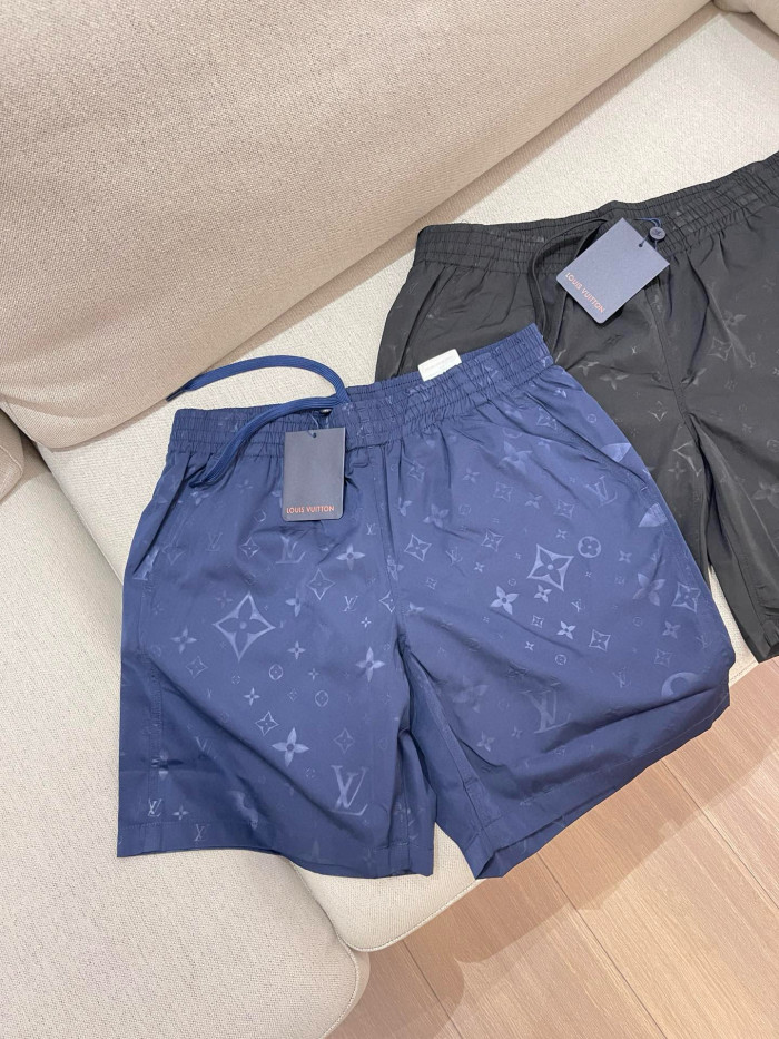 NIGO Louis Vuitton Men's Summer Solid Color Polyester Beach Full Print Casual Signature Swim Board Shorts #nigo98199