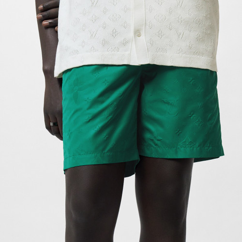 NIGO Louis Vuitton Men's Summer Solid Color Polyester Beach Full Print Casual Signature Swim Board Shorts #nigo98199