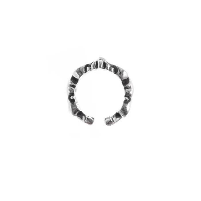 NIGO Chrome Hearts Men's And Women's Silver Cross Logo Classic Punk Rock Couple Rings Jewelry  #nigo98225