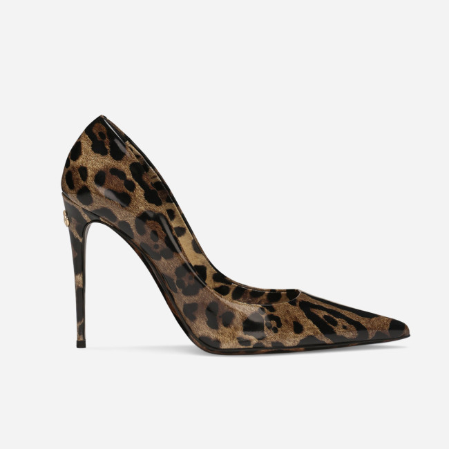 NIGO Dolce&Gabbana Women's Spring And Summer Leopard Print High Heels Leather Single Shoes Temperament High Luxury  Ngvp #nigo98227