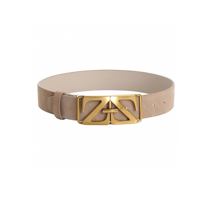 NIGO Zimmermann  Women's Spring Summer Metal Leather Belt Letter Fashion Suede Black And White Classic Belt Ngvp #nigo7725