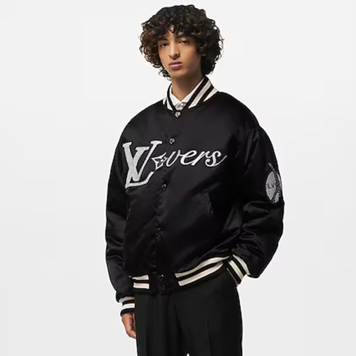 NIGO Louis Vuitton Men's Spring And Autumn Fashion With Diamond Logo Baseball Clothing Colorblocking New Casual Jacket  #nigo98242