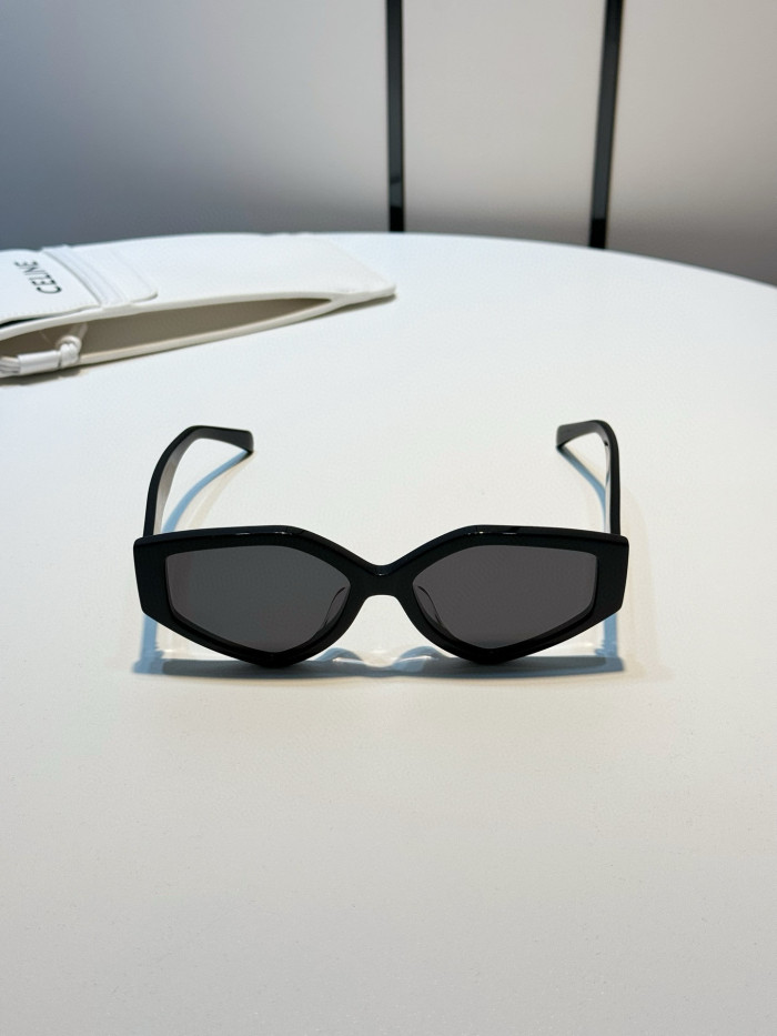 NIGO Celine Women's Black Fashion High Street Logo Retro Sunglasses #nigo98237