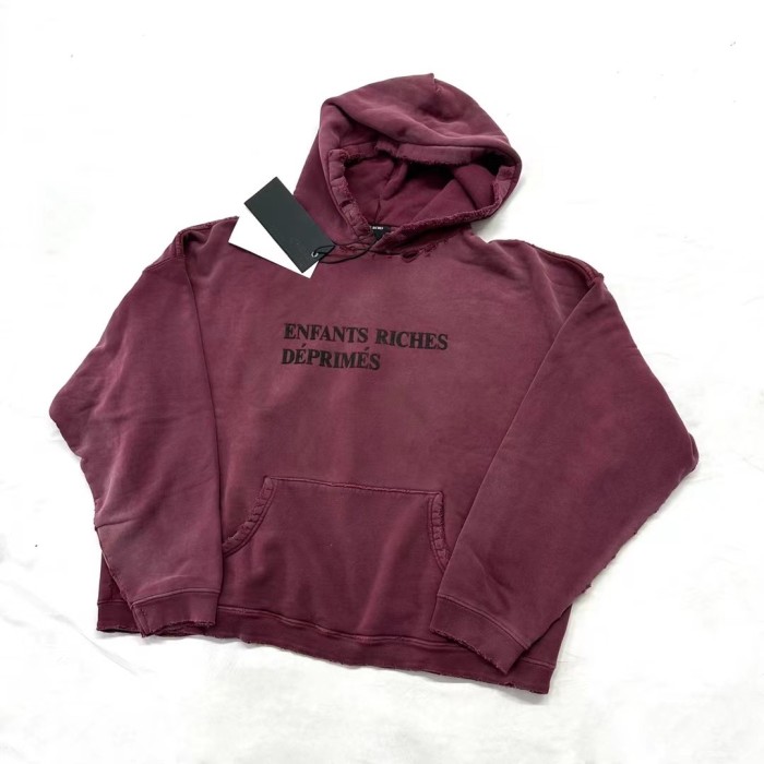 NIGO Enfants Riches Deprimes Men's Spring And Autumn Solid Color Hooded Letter Sweatshirt Casual Fashion Trend Pullover Sweatshirt Ngvp #nigo98267