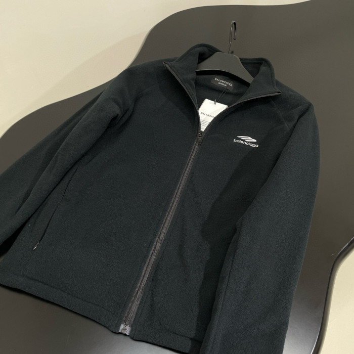 NIGO Balenciaga Men's Skiwear 3B SPORTS ICON Solid Color Standing Collar Zipper Long Sleeve Jacket#nigo98272