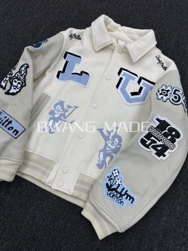 Louis Vuitton Autumn Winter Baseball Jacket #nigo4675