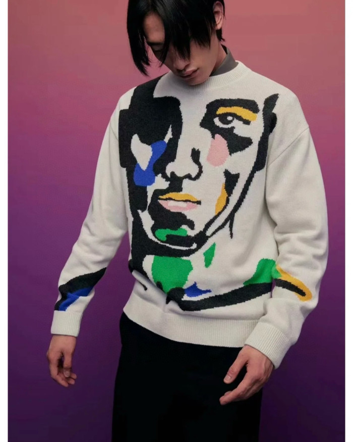 Louis Vuitton Pullover Knitted Long Sleeved Sweater #nigo21715