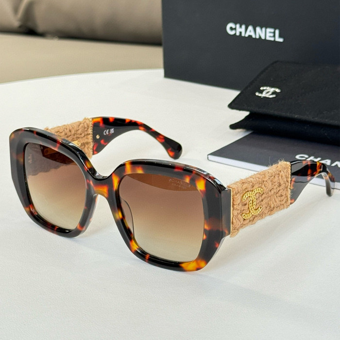 NIGO Chanel Men's Women's Solid Color Mirror Legs Logo Logo Casual Square Frame Sunglasses #nigo98345