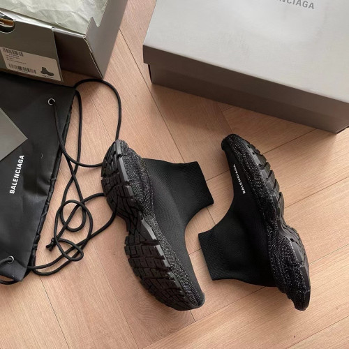 NIGO Balenciaga Men's Spring And Summer Retro Old Sports Sock Shoes Hot Diamond Thick Bottom Shoes #nigo98353