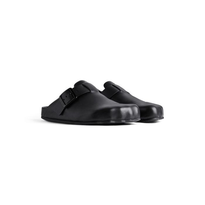 NIGO Balenciaga Men's Spring/Summer Solid Color Round Toe Leather Suede Casual Mule Slippers Ngvp #nigo7225