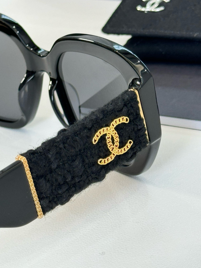 NIGO Chanel Men's Women's Solid Color Mirror Legs Logo Logo Casual Square Frame Sunglasses #nigo98345