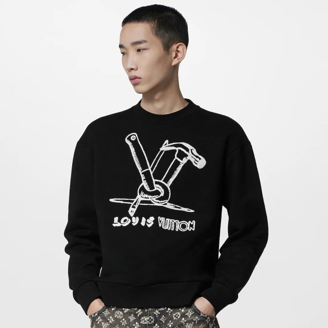 Louis Vuitton NIGO Knitted Crew Neck Pullover Sweater #nigo96125