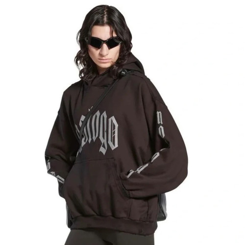 NIGO Balenciaga Men's Women's Cotton Spring And Autumn Letter Printed Fitted Casual Long Sleeve Hooded Sweatshirt Trendy Elastic Sweatpants Ngvp #nigo7435
