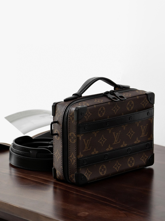 NIGO Louis Vuitton Men's Brown Old Flower Cowhide Canvas Tote Shoulder Crossbody Bag Bags #nigo98512