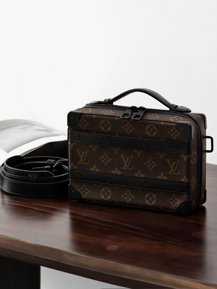 NIGO Louis Vuitton Men's Brown Old Flower Cowhide Canvas Tote Shoulder Crossbody Bag Bags #nigo98512