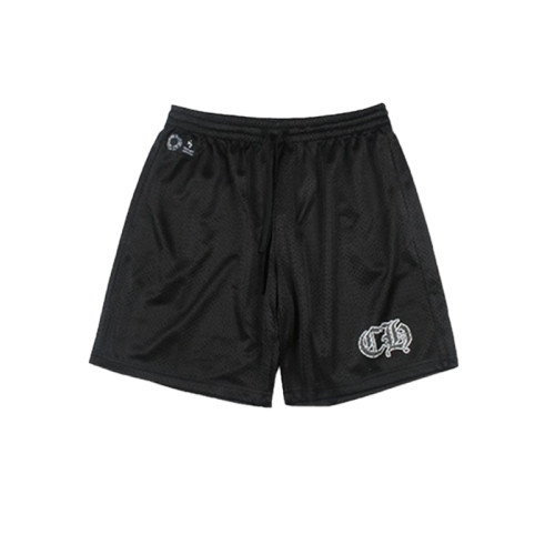 NIGO Chrome Hearts Men's Spring/Summer Printed Stretch Drawstring Loose Fit Athletic Shorts Black  #nigo98521
