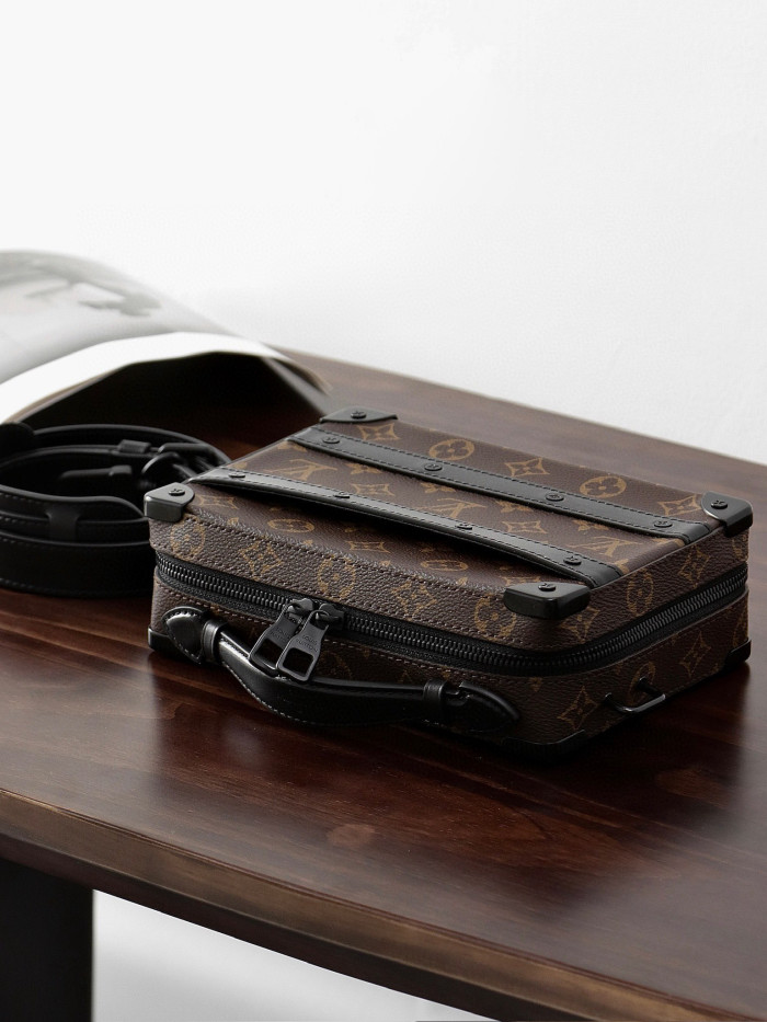 NIGO Louis Vuitton Men's Brown Old Flower Cowhide Canvas Tote Shoulder Crossbody Bag Bags #nigo98512