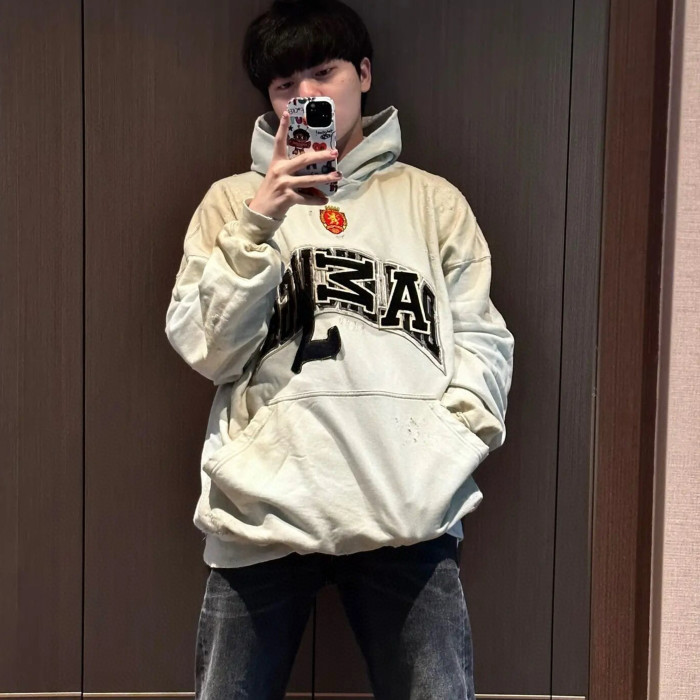NIGO Balenciaga Men's Women's Spring And Autumn Fashion Retro Old Silhouette Washed Solid Color Cotton Casual Hooded Sweater Ngvp #nigo7881