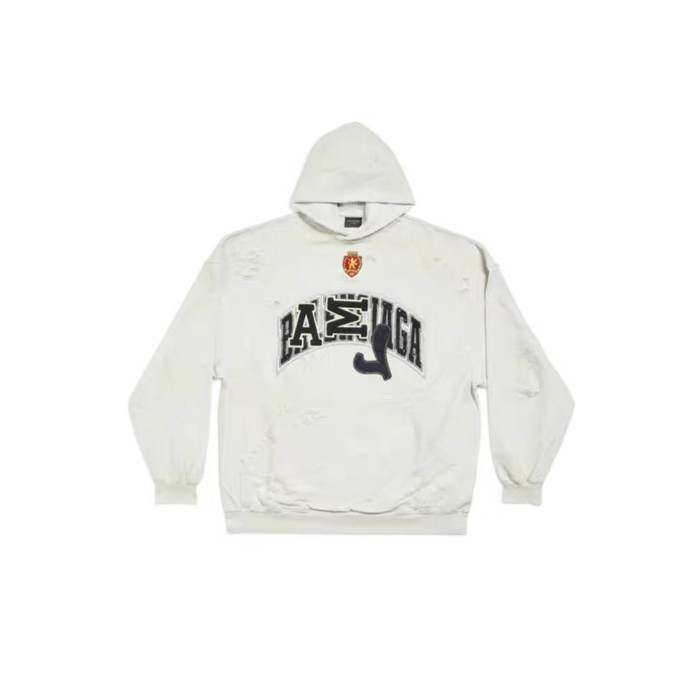 NIGO Balenciaga Men's Women's Spring And Autumn Fashion Retro Old Silhouette Washed Solid Color Cotton Casual Hooded Sweater Ngvp #nigo7881