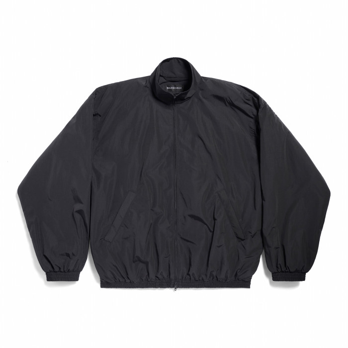NIGO Balenciaga Men's And Women's Spring And Autumn Models Flame Letters Printing Solid Color High Collar Zipper Long Sleeve Jacket #nigo98574