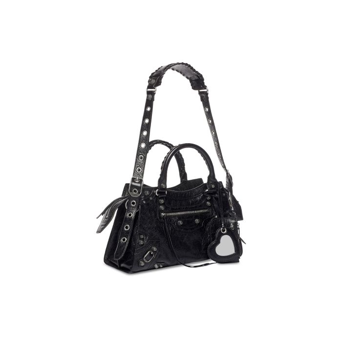 NIGO Balenciaga Men's And Women's Fashion Trend Black Metal Accessories Handbag Diagonal Hanging Bag Ngvp #nigo7924