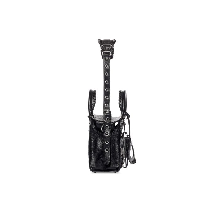 NIGO Balenciaga Men's And Women's Fashion Trend Black Metal Accessories Handbag Diagonal Hanging Bag Ngvp #nigo7924