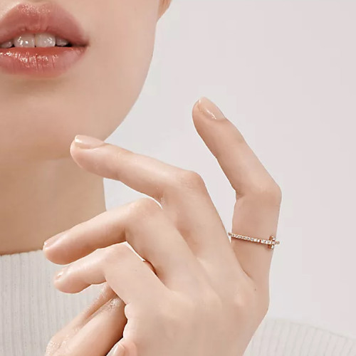 NIGO Tiffany & Co. Men's Women's Fashion Luxury Temperament Accessories Full Diamond Sterling Silver Ring Jewelry Ngvp  #nigo7926