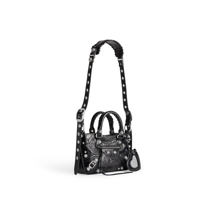 NIGO Balenciaga Men's And Women's Fashion Trend Black Metal Accessories Handbag Diagonal Hanging Bag Ngvp #nigo7924