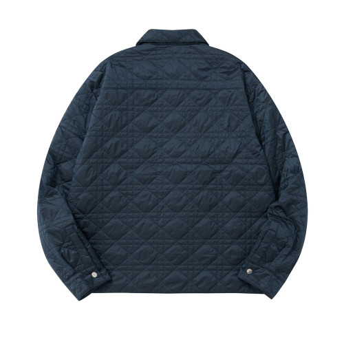 NIGO Dior Men's Spring And Fall Navy Blue Lapel Single Breasted Straight Long Sleeved Jacket #nigo98586
