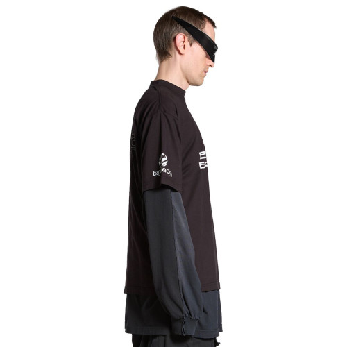NIGO Balenciaga Men's Summer Solid Color AI GENERATED Crew Neck Cotton Loose Short Sleeve T-Shirt Ngvp #nigo7952
