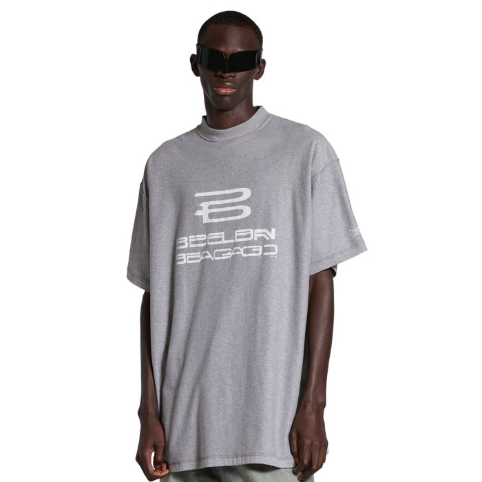 NIGO Balenciaga Men's Summer Solid Color AI GENERATED Crew Neck Cotton Loose Short Sleeve T-Shirt Ngvp #nigo7952