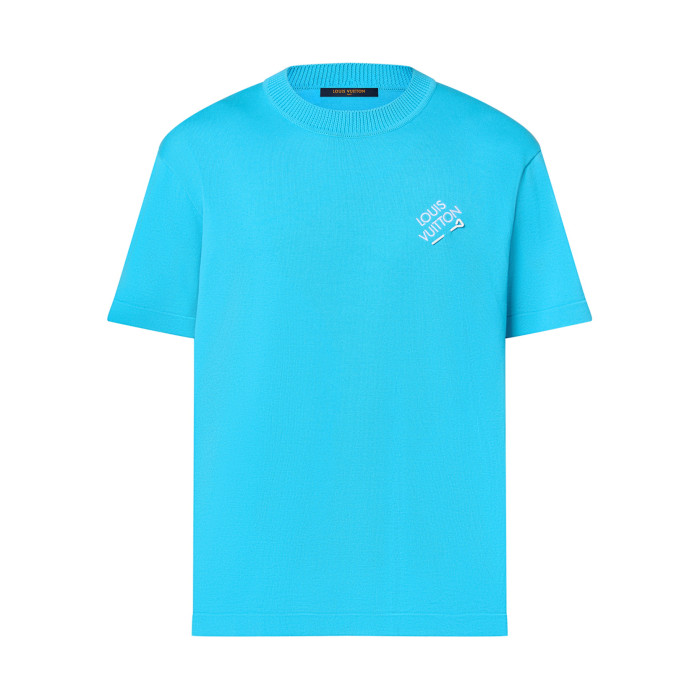 NIGO Louis Vuitton Men's Summer Embroidered Logo Round Neck Cotton Short Sleeve T-Shirt #nigo98647
