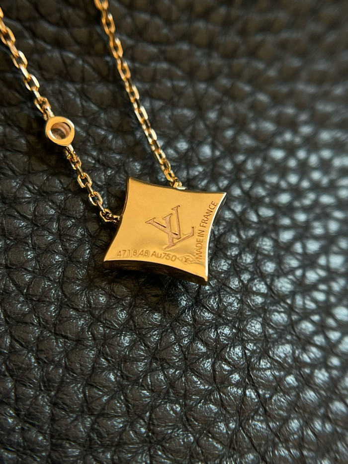 NIGO Louis Vuitton LV Color Blossom BB Floral Pendant Collarbone Chain Necklace Jewelry #nigo98659