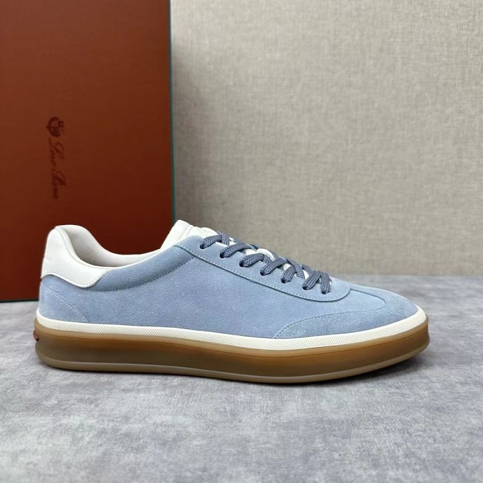 NIGO Loro Piana Men's Lychee Print Spliced Suede Fabric Color Clash Casual Board Shoes #nigo98732