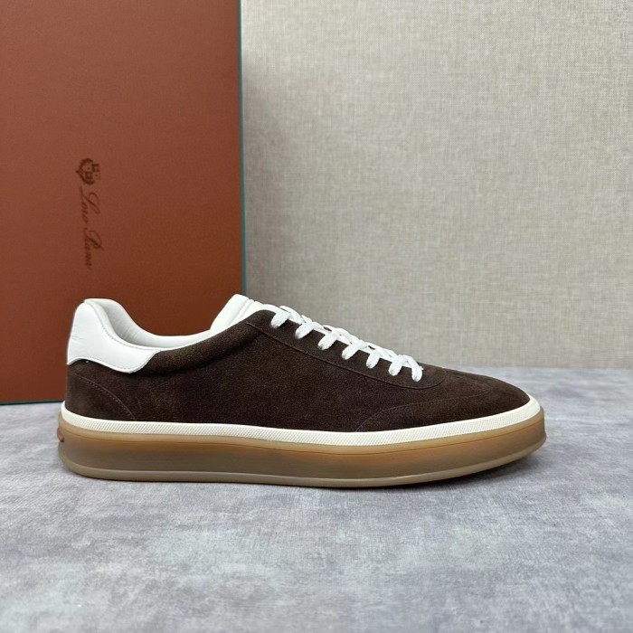 NIGO Loro Piana Men's Lychee Print Spliced Suede Fabric Color Clash Casual Board Shoes #nigo98732