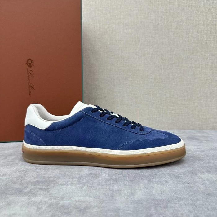 NIGO Loro Piana Men's Lychee Print Spliced Suede Fabric Color Clash Casual Board Shoes #nigo98732